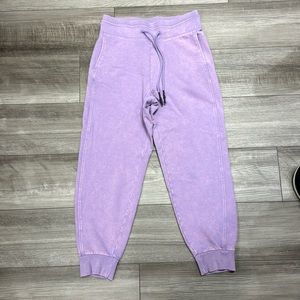 JoyLab Sandwash Purple Joggers
